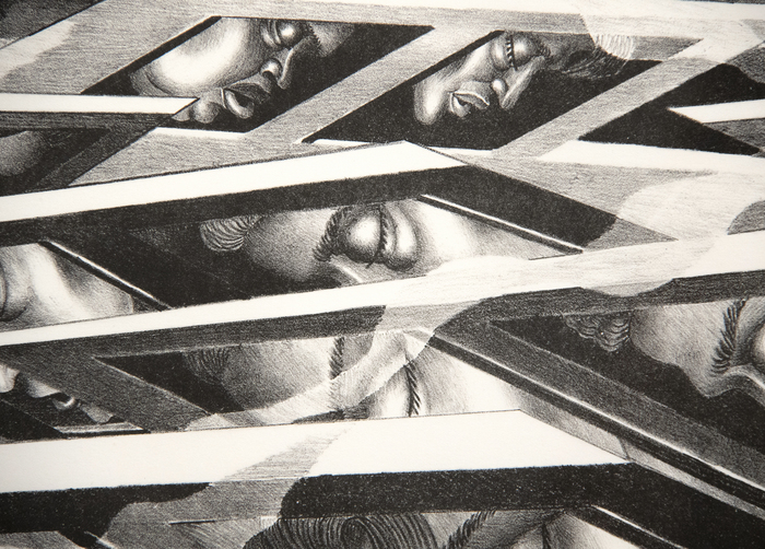 IRVING NORMAN - From Work IRVING NORMAN - From Work - lithograph on paper - 20 x 25 in.