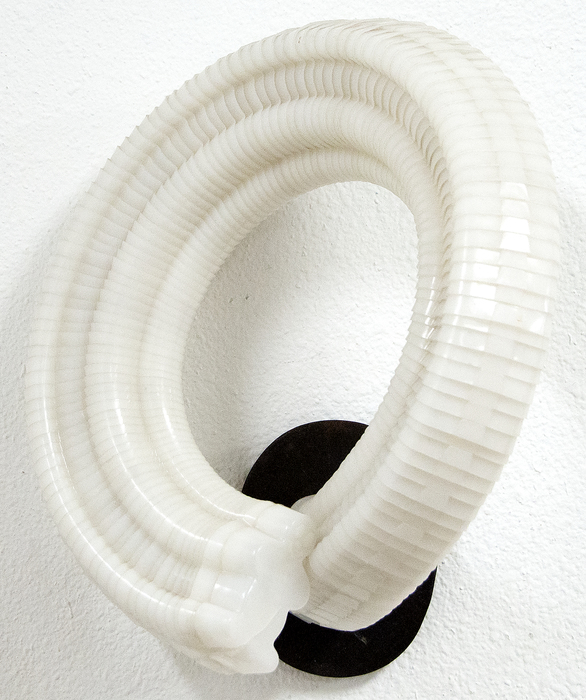 TIM HAWKINSON - Tusk TIM HAWKINSON - Tusk - 132 jello molds on iron plate - 16 x 14 1/2 x 8 in.