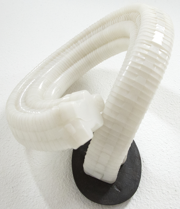 TIM HAWKINSON - Tusk TIM HAWKINSON - Tusk - 132 jello molds on iron plate - 16 x 14 1/2 x 8 in.