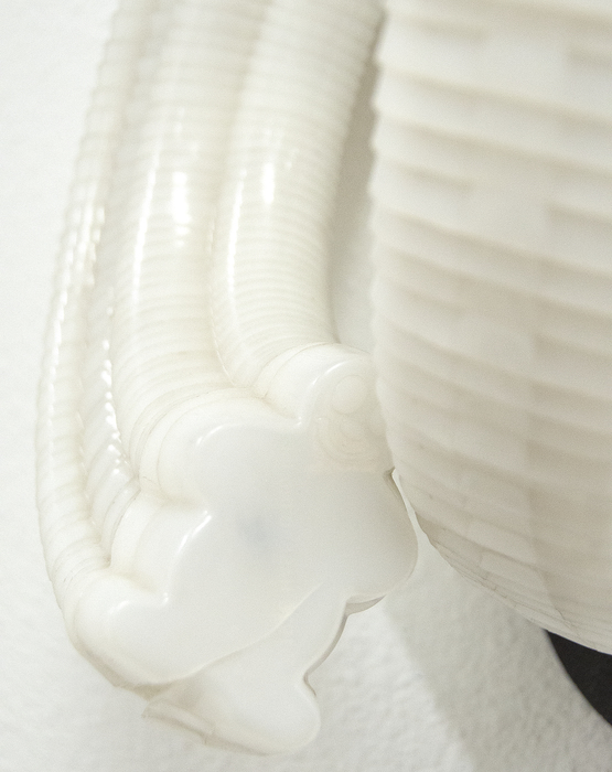 TIM HAWKINSON - Tusk TIM HAWKINSON - Tusk - 132 jello molds on iron plate - 16 x 14 1/2 x 8 in.