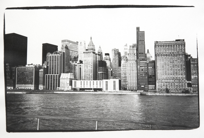ANDY WARHOL - New York Skyline - silver gelatin print - 8 x 10 in.