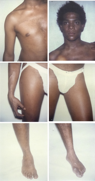 ANDY WARHOL - Jean-Michel Basquiat Six Polaroids ANDY WARHOL - Jean-Michel Basquiat Six Polaroids - Polaroid, Polacolor - 4 1/4 x 3 1/2 in. ea.