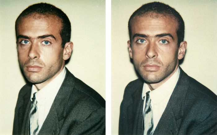 ANDY WARHOL - Francesco Clemente 2 Polaroids ANDY WARHOL - Francesco Clemente 2 Polaroids - Polaroid, Polacolor - 4 1/2 x 3 1/2 in. ea.