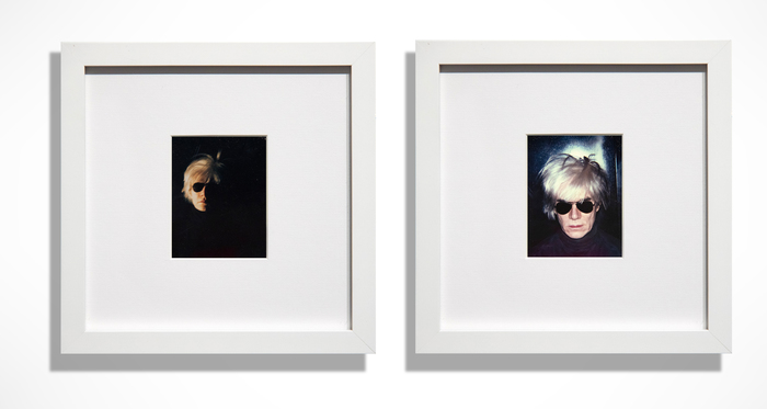 ANDY WARHOL - Self-Portrait in Fright Wig ANDY WARHOL - Self-Portrait in Fright Wig - Polaroid, Polacolor - 4 1/4 x 3 3/8 in. ea.