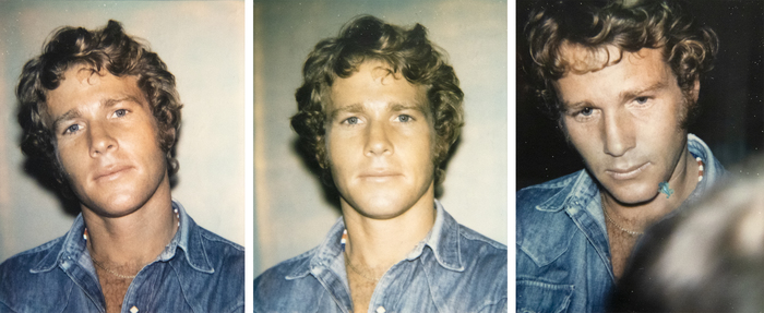 ANDY WARHOL - Ryan O'Neal ANDY WARHOL - Ryan O'Neal - Polaroid, Polacolor - 4 1/4 x 3 3/8 in. ea.