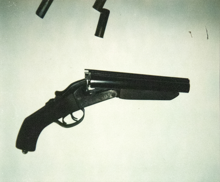 ANDY WARHOL - Gun - Polaroid, Polacolor - 4 1/4 x 3 3/8 in.