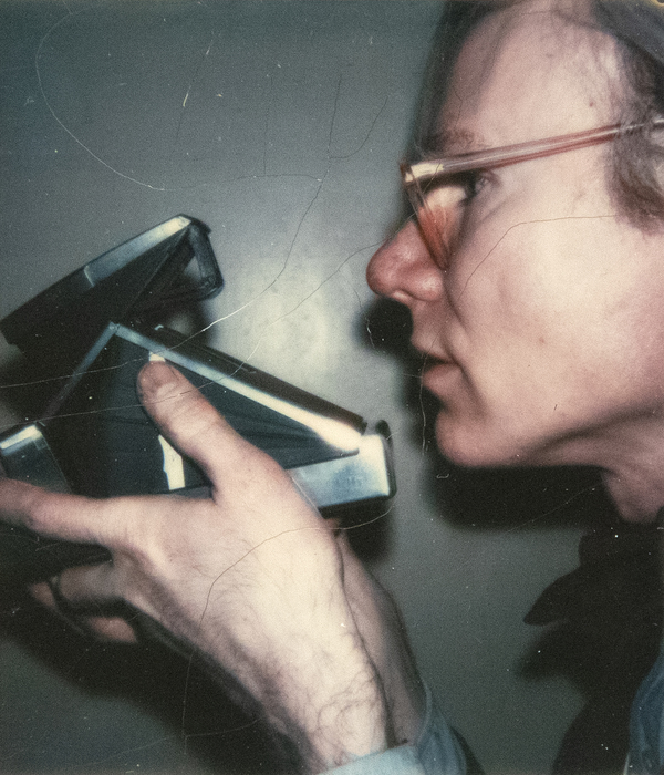 ANDY WARHOL - Self-Portrait - Polaroid - 4 1/4 x 4 1/2 in.