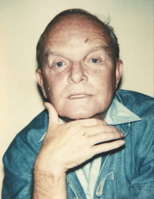 ANDY WARHOL - Truman Capote - Polaroid - 4 1/4 x 3 3/8 in.