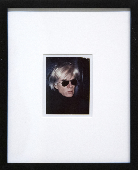 ANDY WARHOL - Self-Portrait in Fright Wig ANDY WARHOL - Self-Portrait in Fright Wig - Polaroid - 4 1/4 x 3 3/8 in.