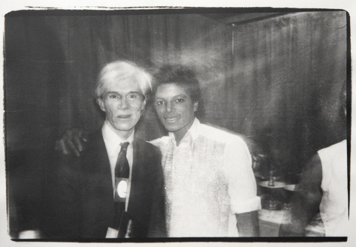 ANDY WARHOL - Andy Warhol and Michael Jackson - silver gelatin print - 8 x 10 in.