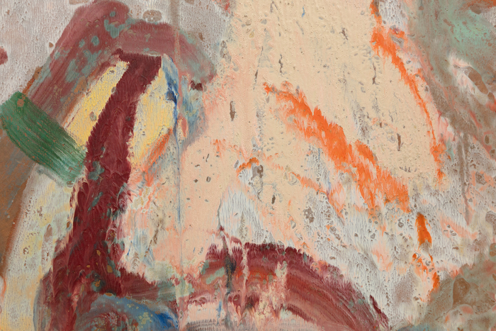 WILLEM DE KOONING - Woman in a Rowboat WILLEM DE KOONING - Woman in a Rowboat - oil on paper laid on masonite - 47 1/2 x 36 1/4 in.
