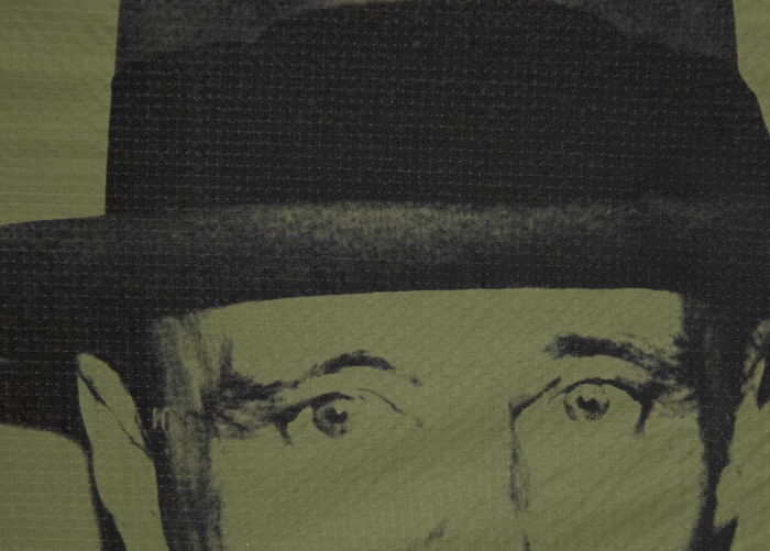 ANDY WARHOL - Joseph Beuys Although the Warhol of the 1980s is associated with excess and celebrity, the decade was perhaps one of his most insightful into fame, infamy, art, and society. The Pop provocateur produced, at an astonishing rate, works that mined these themes. This work featuring a repeated portrait of German artist Joseph Beuys was most likely based off a single Polaroid that Warhol took of Beuys in 1979.
<br>
<br>Joseph Beuys was one of the most important contemporary artists whose work expanded the meaning of art through his performances and unconventional artworks that incorporated unusual but pointed material.
<br>
<br>This piece represents the meeting between Beuys and Warhol, the union of two titans of art coming from a distinctly European and American point of view. Both artists shared an admiration for each other despite their different approaches to art. What the two shared was the ability to reflect society back onto itself and their ability to self-mythologize.