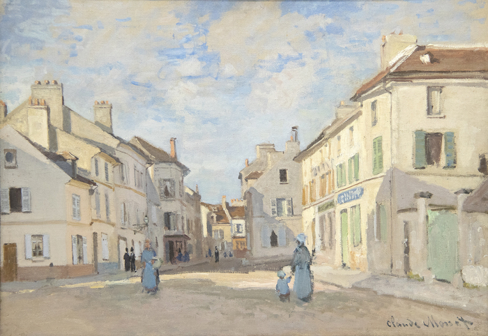 Claude Monet L Ancienne Rue De La Chaussee Argenteuil Heather James