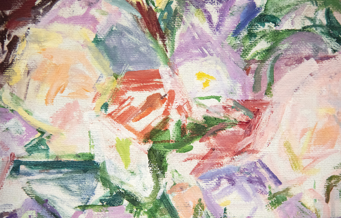MERCEDES MATTER - Untitled Mercedes Matter was an original member of the American Abstract Artists and an influential figure in the Abstract Expressionist movement. Alongside many of her fellow AbEx colleagues like Helen Frankenthaler and Lee Krasner, Matter studied under Hans Hoffman. The market for works by the historically undervalued AbEx women is increasing tremendously as their contributions to the movement gain overdue recognition.
<br>
<br>"Untitled" 2001 was Matter's final painting. It was still on her easel when she passed. Matter used visual sources for her paintings, such as the traditional still life, but deconstructed the objects into complete abstraction, maintaining a focus on capturing the energy and relationship between objects and spaces.