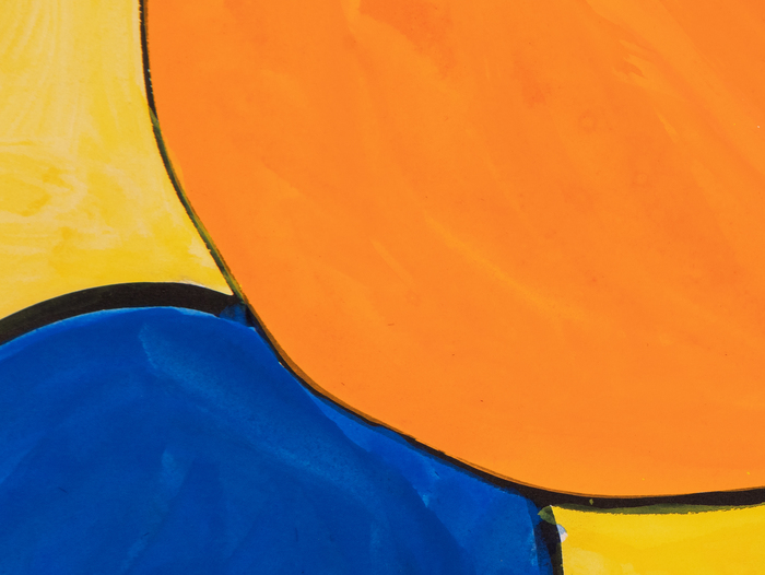 ALEXANDER CALDER - Many Orbs in Space ALEXANDER CALDER - Many Orbs in Space - gouache and ink on paper - 29 1/2 x 43 1/4 in.