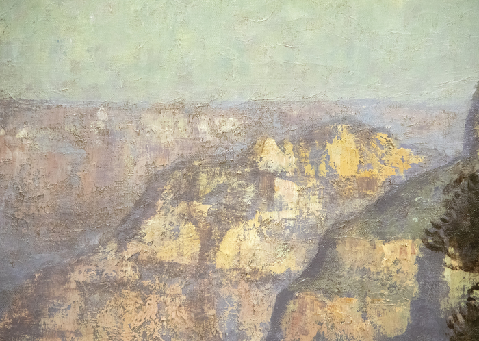 DEWITT PARSHALL - Hermit Creek Canyon, Grand Canyon - oil on canvas - 40 3/4 x 50 in.