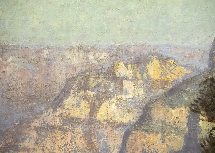 DEWITT PARSHALL - Hermit Creek Canyon, Grand Canyon DEWITT PARSHALL - Hermit Creek Canyon, Grand Canyon - oil on canvas - 40 3/4 x 50 in.