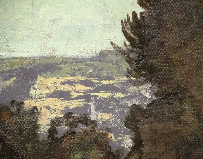 DEWITT PARSHALL - Hermit Creek Canyon, Grand Canyon - oil on canvas - 40 3/4 x 50 in.