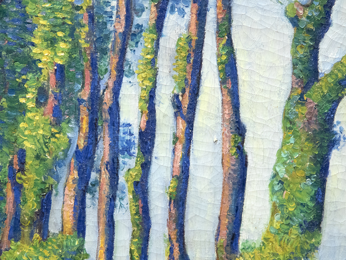 ABEL GEORGE WARSHAWSKY - Trees in Brittany ABEL GEORGE WARSHAWSKY - Trees in Brittany - oil on canvas - 25 1/2 x 32 in.