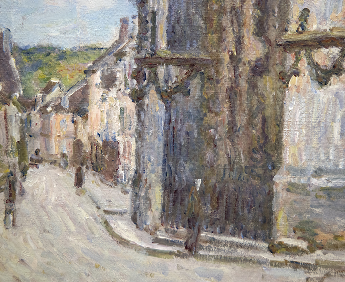 ALFRED SISLEY - L'Église de Moret, le Soir ALFRED SISLEY - L'Église de Moret, le Soir - oil canvas - 31 1/4 x 39 1/2 in.