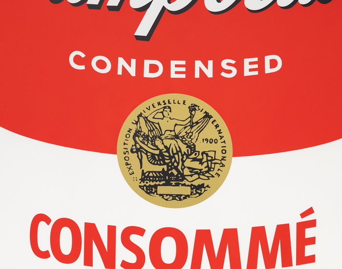 ANDY WARHOL - Consommé (Beef), from Campbell's Soup I ANDY WARHOL - Consommé (Beef), from Campbell's Soup I - screenprint in colors on woven paper with full margins - 35 x 23 in.