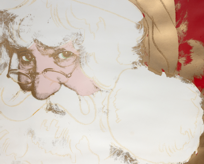 ANDY WARHOL - Myths: Santa Claus ANDY WARHOL - Myths: Santa Claus - screenprint in colors with diamond dust, on Lenox Museum Board - 38 x 38 in.
