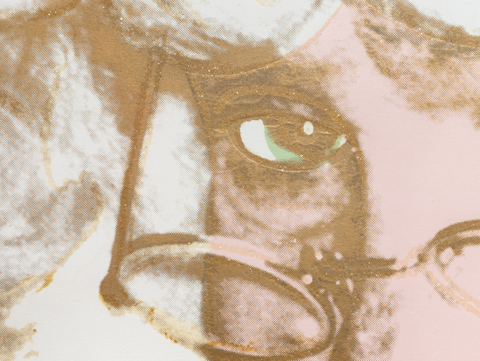ANDY WARHOL - Myths: Santa Claus ANDY WARHOL - Myths: Santa Claus - screenprint in colors with diamond dust, on Lenox Museum Board - 38 x 38 in.