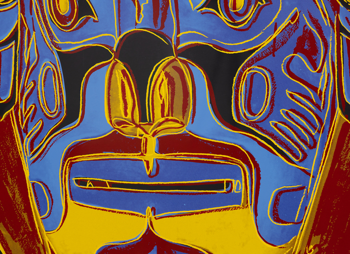 ANDY WARHOL - Northwest Coast Mask ANDY WARHOL - Northwest Coast Mask - screenprint in colors on Lenox Museum Board - 38 x 38 in.