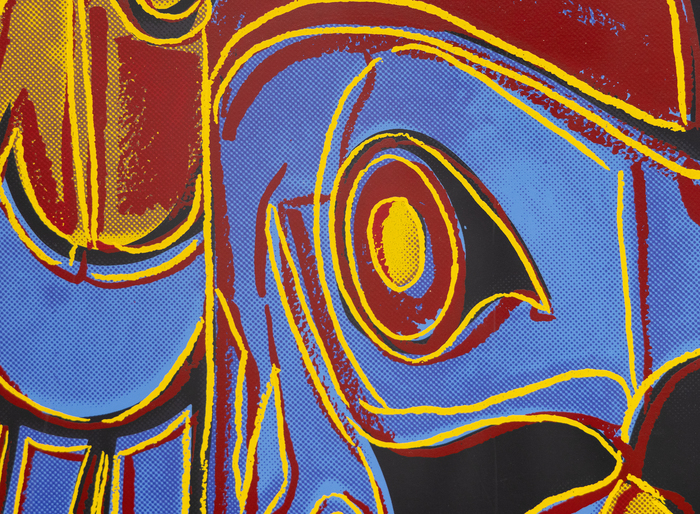 ANDY WARHOL - Northwest Coast Mask ANDY WARHOL - Northwest Coast Mask - screenprint in colors on Lenox Museum Board - 38 x 38 in.