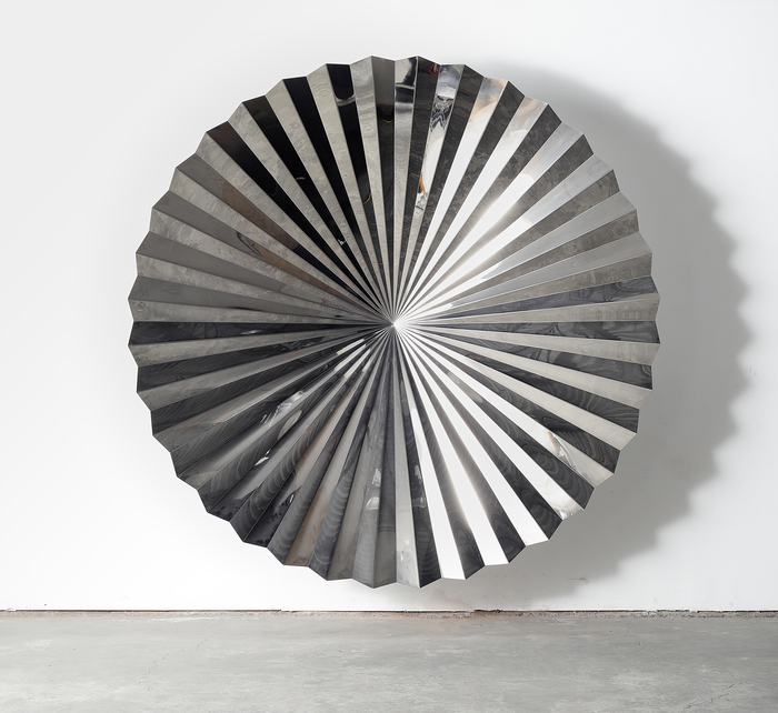 ANISH KAPOOR - Halo - stainless steel - 120 x 120 x 27 in.