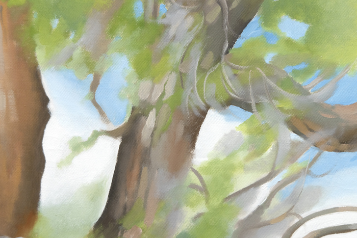 GEORGIA O'KEEFFE - Cottonwood Tree (Near Abiquiu), New Mexico GEORGIA O'KEEFFE - Cottonwood Tree (Near Abiquiu), New Mexico - oil on canvas - 36 x 30 in.
