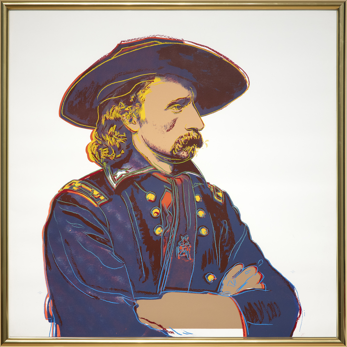 ANDY WARHOL - General Custer ANDY WARHOL - General Custer - screenprint on Lenox Museum Board - 40 x 40 in.