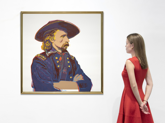 ANDY WARHOL - General Custer ANDY WARHOL - General Custer - screenprint on Lenox Museum Board - 40 x 40 in.