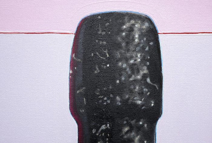 MEL RAMOS - Dom Perignon MEL RAMOS - Dom Perignon - oil on canvas - 60 x 35 7/8 in.