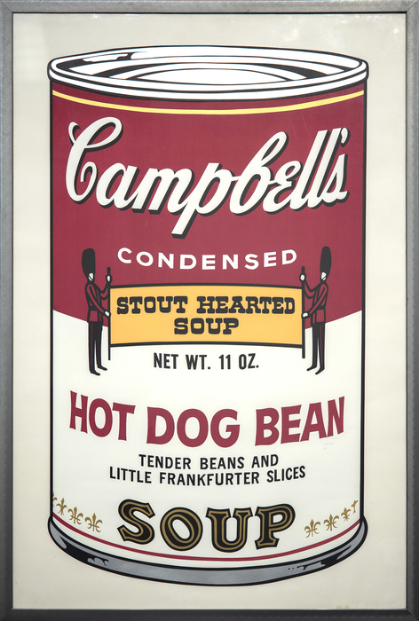 ANDY WARHOL - Hot Dog Bean ANDY WARHOL - Hot Dog Bean - screenprint in colors - 36 x 23 1/4 in.
