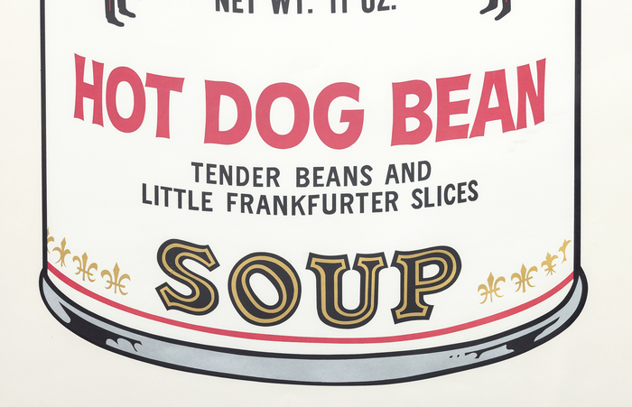 ANDY WARHOL - Hot Dog Bean ANDY WARHOL - Hot Dog Bean - screenprint in colors - 36 x 23 1/4 in.