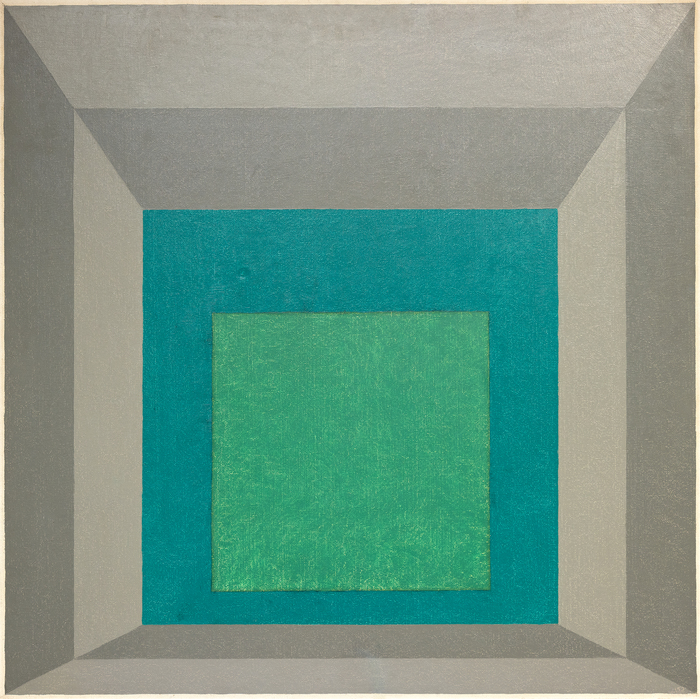 JOSEF ALBERS - Homage to the Square: "In and Out" JOSEF ALBERS - Homage to the Square: "In and Out" - oil on masonite - 40 x 40 in.