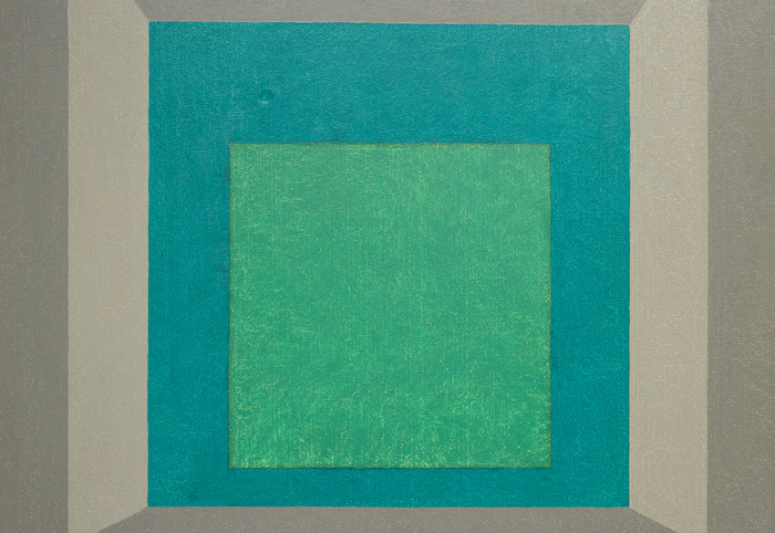 JOSEF ALBERS - Homage to the Square: "In and Out" JOSEF ALBERS - Homage to the Square: "In and Out" - oil on masonite - 40 x 40 in.