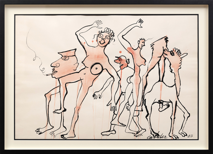 ALEXANDER CALDER - Personnages ALEXANDER CALDER - Personnages - gouache and ink on paper - 29 1/2 x 43 1/4 in.