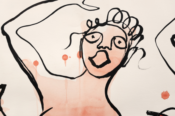 ALEXANDER CALDER - Personnages ALEXANDER CALDER - Personnages - gouache and ink on paper - 29 1/2 x 43 1/4 in.