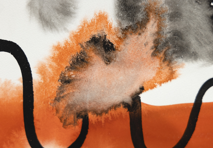 ALEXANDER CALDER - Two Crosses ALEXANDER CALDER - Two Crosses - gouache and ink on paper - 21 1/8 x 29 1/2 in.