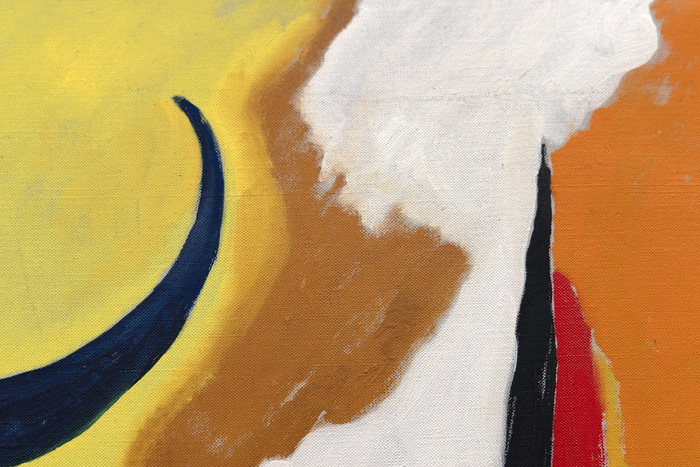 ALEXANDER CALDER - The Cross ALEXANDER CALDER - The Cross - oil on canvas - 28 3/4 x 36 1/4 in.