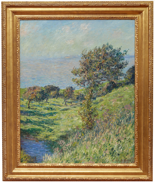 CLAUDE MONET - Coup de vent CLAUDE MONET - Coup de vent - oil on canvas - 32 1/8 x 25 5/8 in.