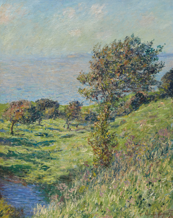 CLAUDE MONET - Coup de vent CLAUDE MONET - Coup de vent - oil on canvas - 32 1/8 x 25 5/8 in.