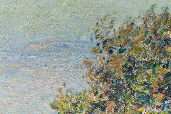 CLAUDE MONET - Coup de vent CLAUDE MONET - Coup de vent - oil on canvas - 32 1/8 x 25 5/8 in.