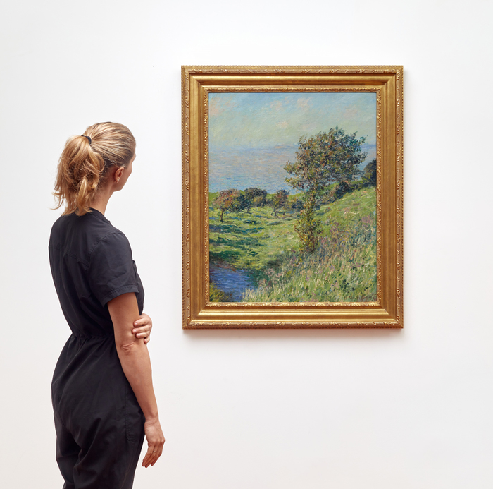 CLAUDE MONET - Coup de vent CLAUDE MONET - Coup de vent - oil on canvas - 32 1/8 x 25 5/8 in.
