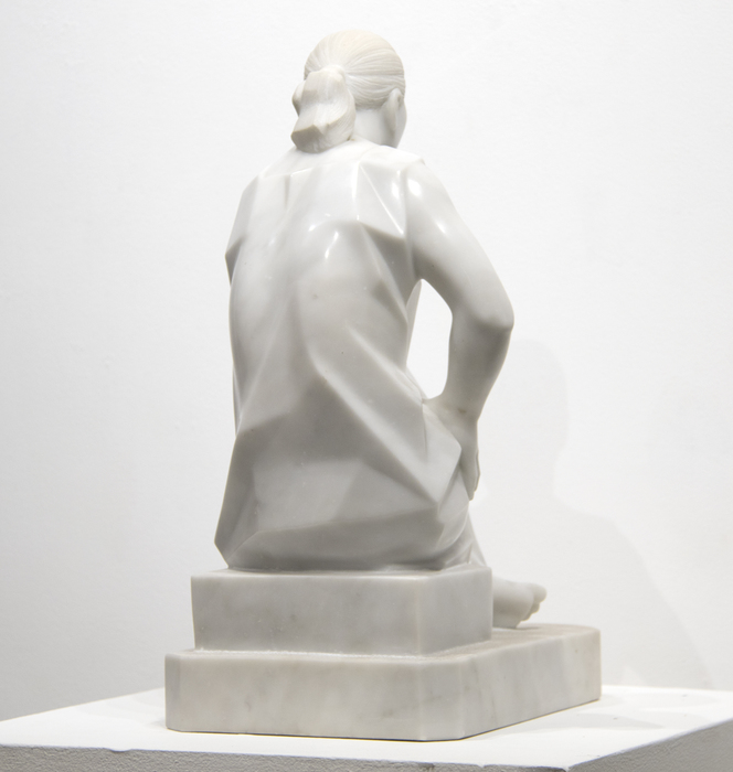 FELIPE CASTANEDA - Provinciana FELIPE CASTANEDA - Provinciana - white carrera marble - 20 7/8 x 13 1/4 x 10 1/4 in.