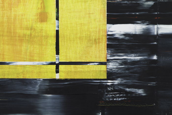 DAVID ROW - On the Threshold DAVID ROW - On the Threshold - oil and alkyd on canvas - 60 x 75 in.