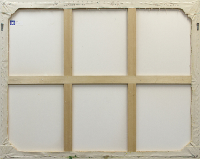 DAVID ROW - On the Threshold DAVID ROW - On the Threshold - oil and alkyd on canvas - 60 x 75 in.