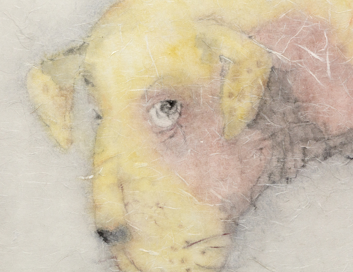 ZENG JIANYONG - Spare Time 22 ZENG JIANYONG - Spare Time 22 - ink and watercolor on handmade paper - 20 1/2 x 20 1/2 in.